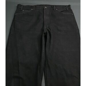 Vintage Levi's Black 505 40x32 1995 Date Code Orange Tab Made In The USA 90's...